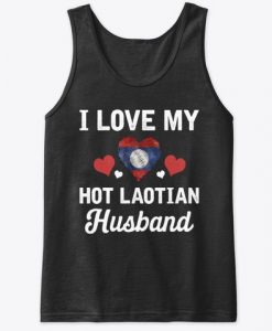 I Love my hot Laotian Husband Valentines Tanktop DI27MA1