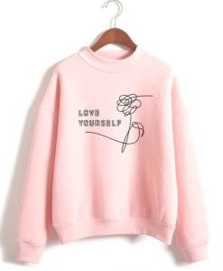 Kpop Love Yourself Oversize Sweatshirt DI27MA1