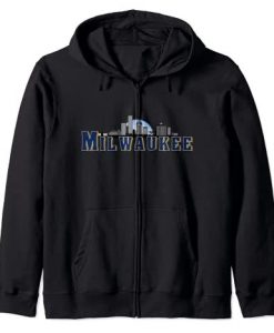 Milwaukee Wisconsin Skyline Hoodie IM23MA1