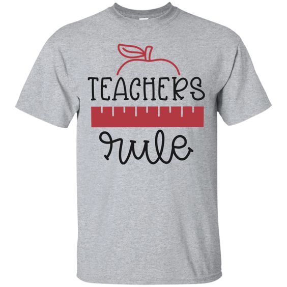 Teacher Rules T-Shirt SR1MA1