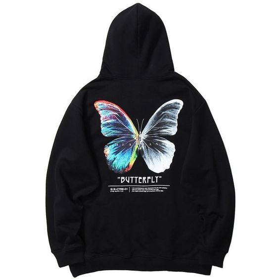 Color Butterfly Hoodie IM7A1