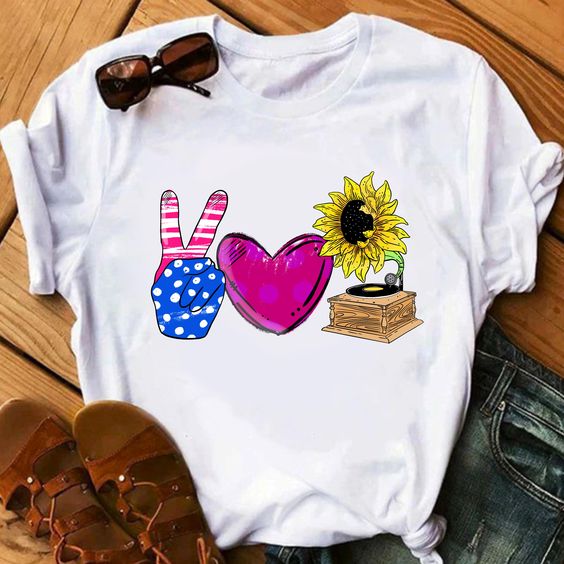 Peace Love Sunshine T-Shirt SR18M1