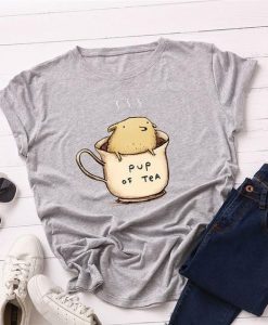 Pup of Tea T-Shirt SR18M1