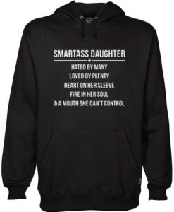 Smartass Daughter hoodie qn