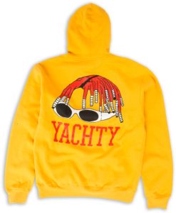 Yachty Yellow Back Hoodie qn