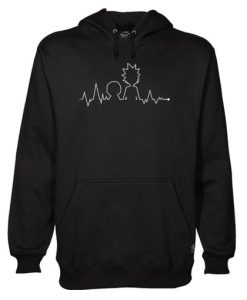 Heartbeat Rick and Morty Hoodie qn