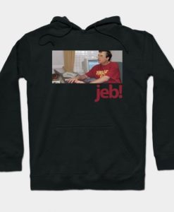 Jeb on the computer hoodie qn