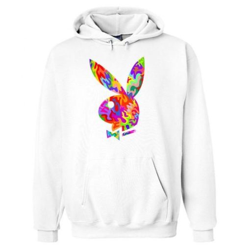 Playboy Rainbow Hoodie qn