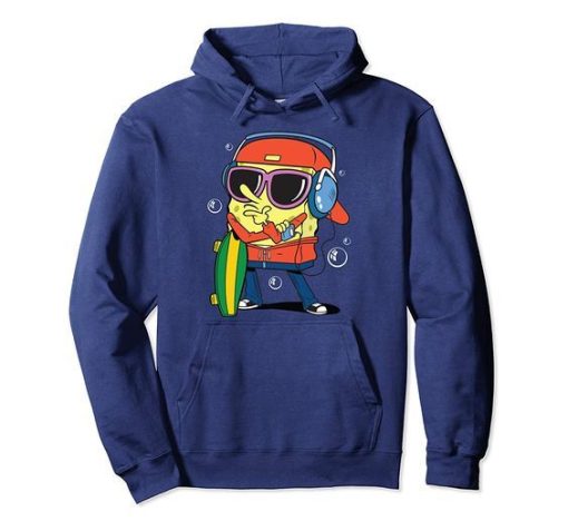 Spongebob Skater Tee With Hoodie qn