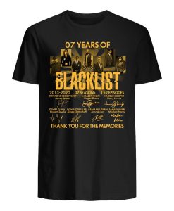 07-Years-Of-The-Blacklist-Thank-You-For-The-Memories-T-Shirt