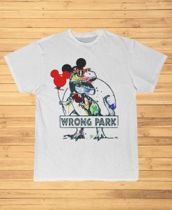 Dinosaur Wrong Park t shirt Short Sleeve