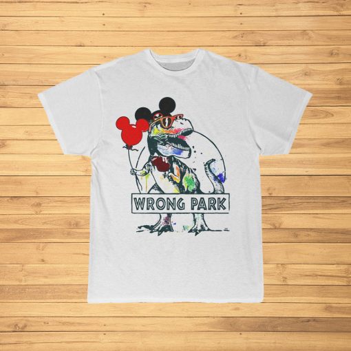 Dinosaur Wrong Park t shirt Short Sleeve