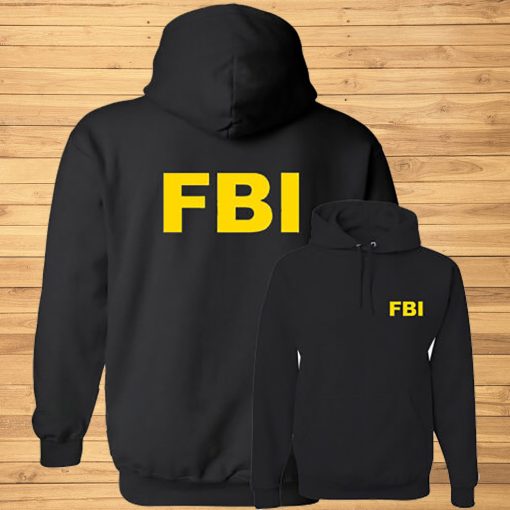 FBI Federal Bureau of Investigation Hoodie 2side