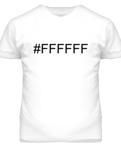 #FFFFF T-shirt TPKJ2