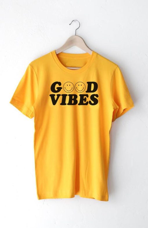 Good Vibes Smiley T-Shirt thd