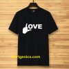 Love Middle Finger Logo T-Shirt