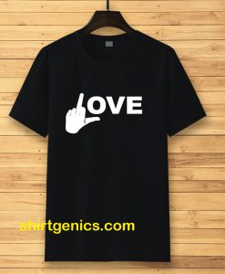 Love Middle Finger Logo T-Shirt