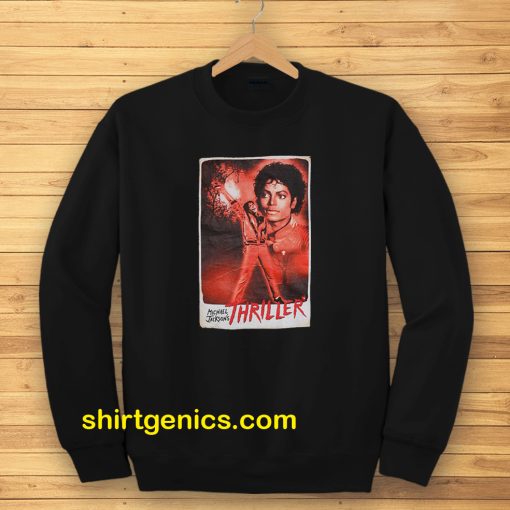 Michael Jackson Thriller Poster Sweatshirt