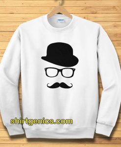 Mustache Men's Short Sleeve Tee Sweatshirt