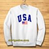 USA White Sweatshirt