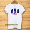 USA White T-Shirt