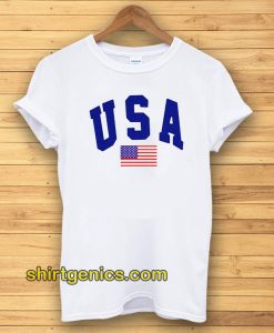 USA White T-Shirt