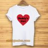 Daddys Girl Love Heart T-Shirt