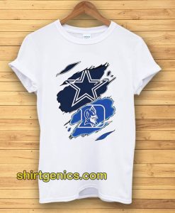 Dallas Cowboys and Duke Blue Devils T-Shirt