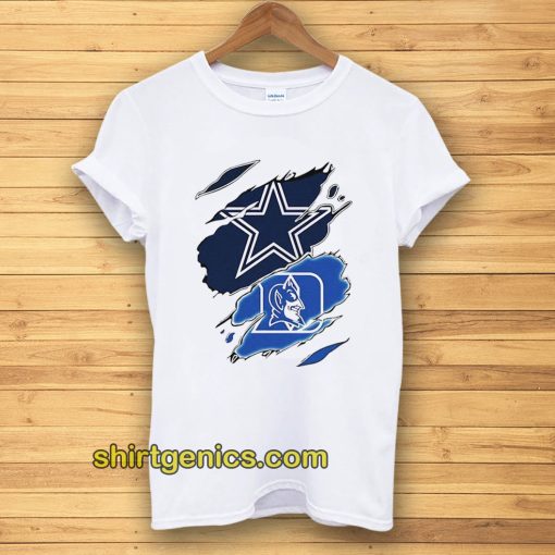 Dallas Cowboys and Duke Blue Devils T-Shirt