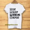 Eat Sleep Bowlinger Repeat Husband Tshirt