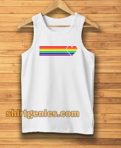 Gay Pride Rainbow Colour Tanktop