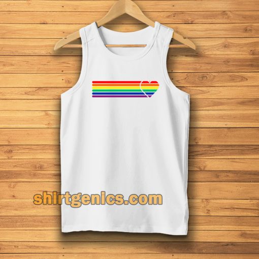 Gay Pride Rainbow Colour Tanktop