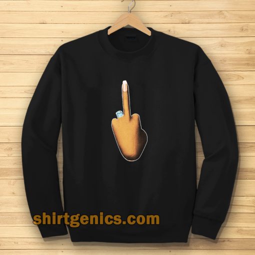 KIM finger fuck Sweatshirt