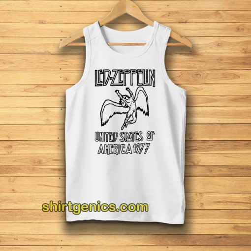 Led Zeppelin United States Of America 1977 Ringer Tanktop