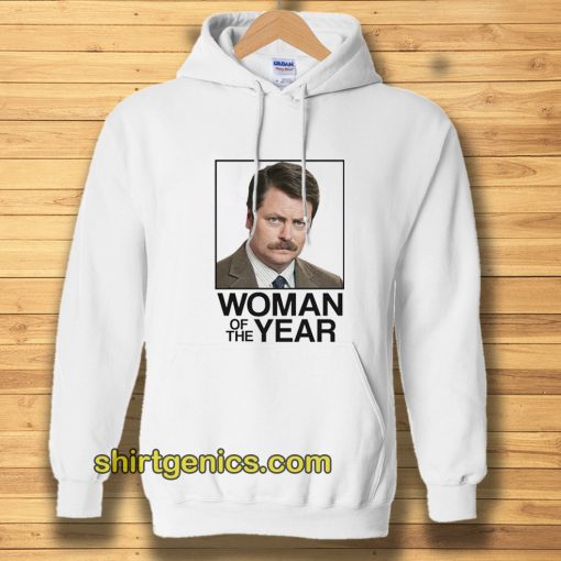 Ron Swanson Woman of the Year Parks and Recreation Hoodie