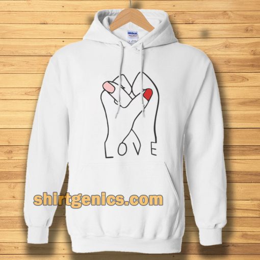 LOVE HANDS FINGER HOODIE