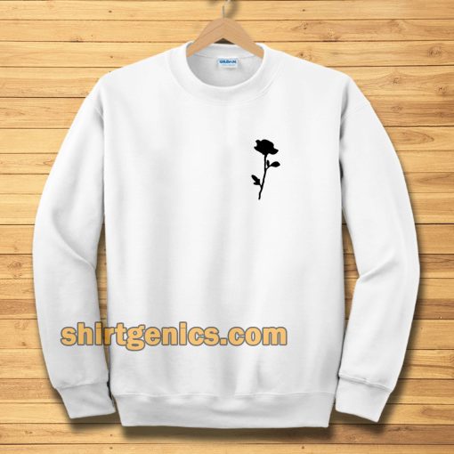 Rose black rose Sweatshirt