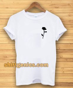 Rose black rose T shirt