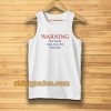 Warning Love Quotes For Tanktop