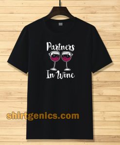 Partners In Wine Tshirt Women's