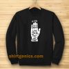 REGULAR FIT BLACK SWEATSHIRT