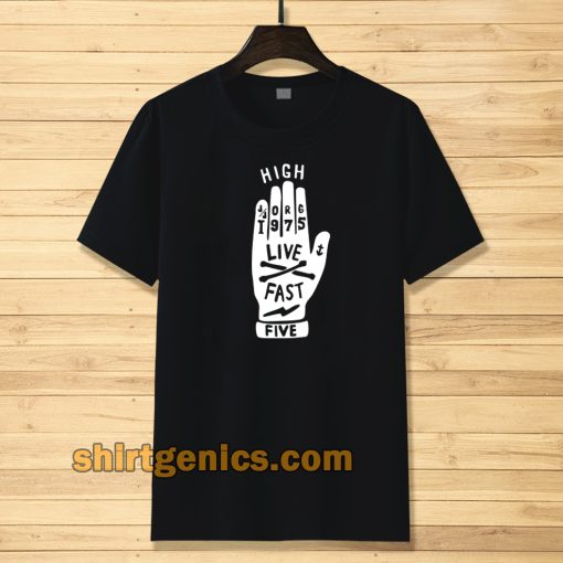 REGULAR FIT BLACK T-SHIRT