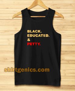 black educated and petty adult tanktop