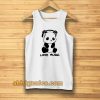 panda love music ringer Tanktop