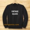 vintage square sweatshirt