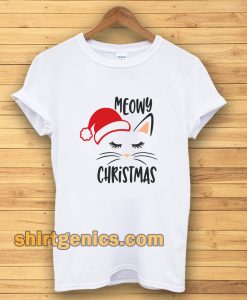 Meowy christmas T-shirt