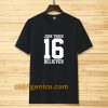 john three 16 believer t-shirt