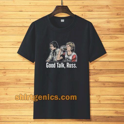 Good Talk Russ Black T-Shirt TPKJ3