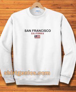san francisco california sweatshirt TPKJ3