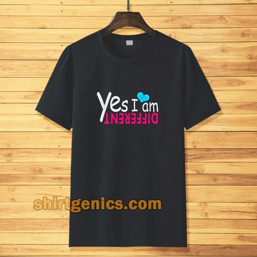 yes i am different T-shirt TPKJ3